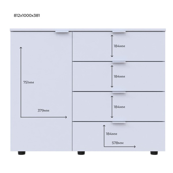 Комод С1: стильний та функціональний меблевий елемент для вашої оселі