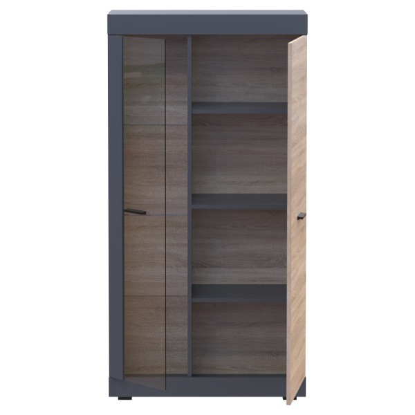 Шафа висока Дана – вітринна шафа для стильного інтер’єру