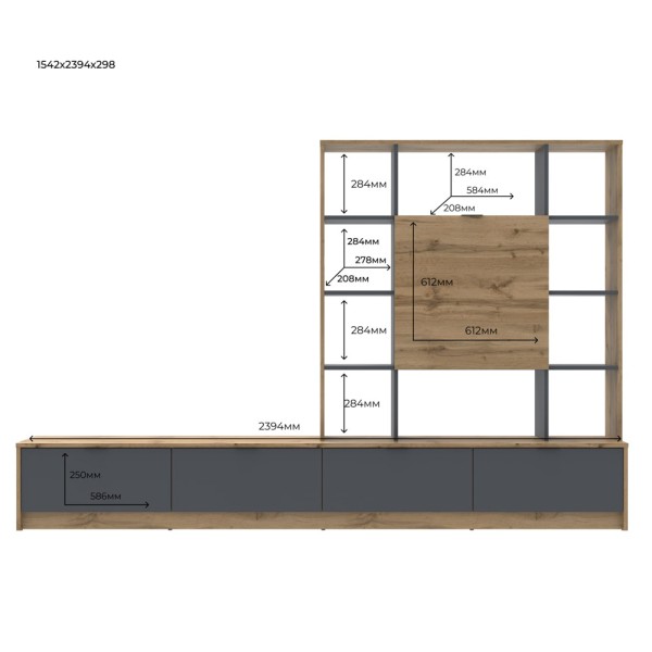 Стінка Капрі 2 для вашої вітальні