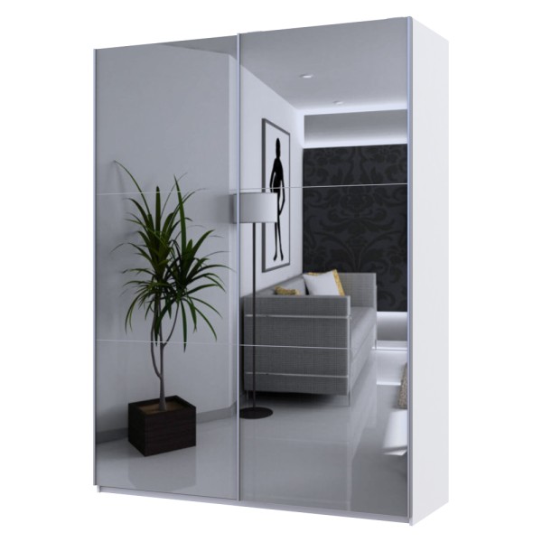 Шафа-купе G-Caiser 180 з двома дзеркалами