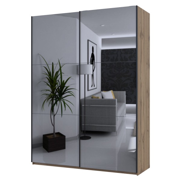 Шафа-купе G-Caiser 180 з двома дзеркалами