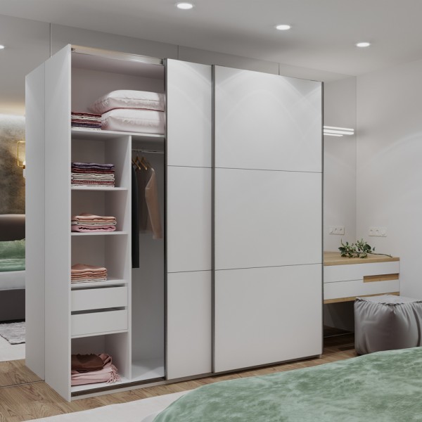 Шафа-купе G-Caiser 220 2 ДСП / 3 частини для спальні