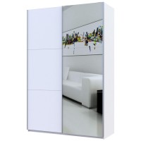 Шафа-купе G-Caiser 160 1 ДСП / 1 дзеркало