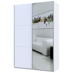 Шафа-купе G-Caiser 160 1 ДСП / 1 дзеркало