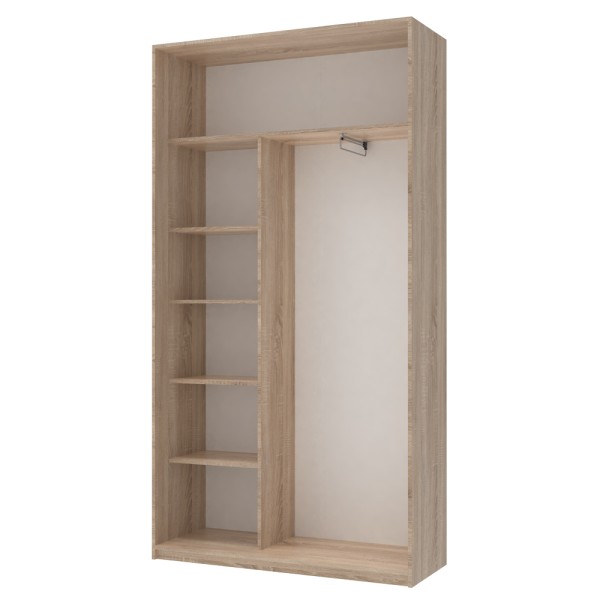 Шафа-купе Сіті Лайт 120 1 ДСП / 1 дзеркало