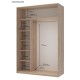 Шафа-купе Сіті Лайт 150 з дзеркалом для вашої спальні