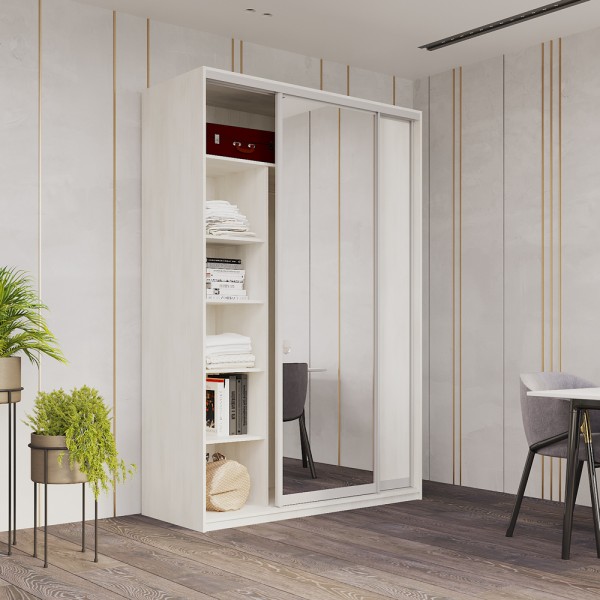 Шафа-купе Сіті Лайт 150 з дзеркалом для вашої спальні