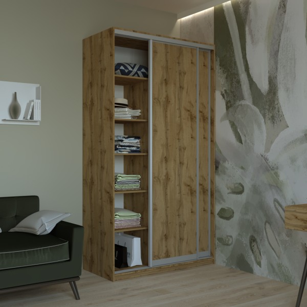 Шафа-купе Сіті Лайт 120 2 ДСП – Стиль і якість для вашої спальні