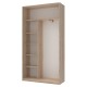 Шафа-купе Сіті Лайт 120 з двома дзеркалами