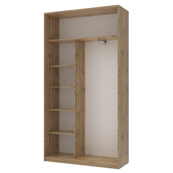 Шафа-купе Сіті Лайт 120 з двома дзеркалами