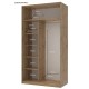 Шафа-купе Сіті Лайт 120 з двома дзеркалами