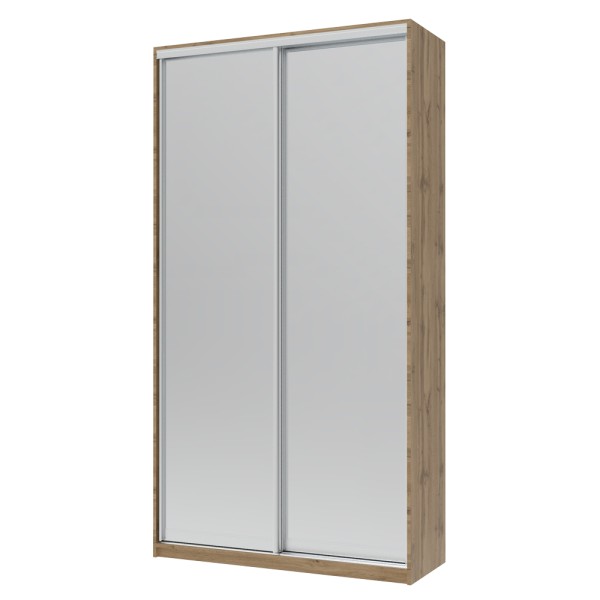 Шафа-купе Сіті Лайт 120 з двома дзеркалами