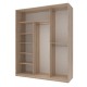 Шафа-купе Сіті Лайт 180 1 ДСП / 2 дзеркала для вашої спальні