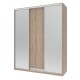 Шафа-купе Сіті Лайт 180 1 ДСП / 2 дзеркала для вашої спальні