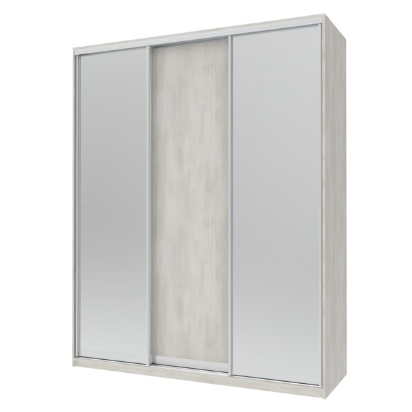 Шафа-купе Сіті Лайт 180 1 ДСП / 2 дзеркала для вашої спальні