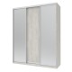Шафа-купе Сіті Лайт 180 1 ДСП / 2 дзеркала для вашої спальні
