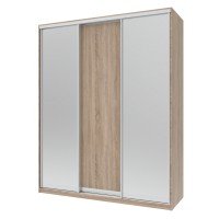 Шафа-купе Сіті Лайт 180 1 ДСП / 2 дзеркала