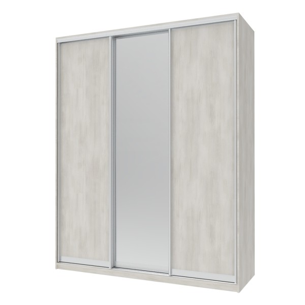 Шафа-купе Сіті Лайт 180 2 ДСП / 1 дзеркало – для стильного інтер'єру спальні