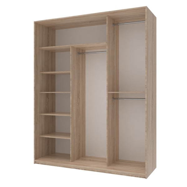 Шафа-купе Сіті Лайт 180 3 дзеркала для вашої спальні