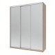 Шафа-купе Сіті Лайт 180 3 дзеркала для вашої спальні