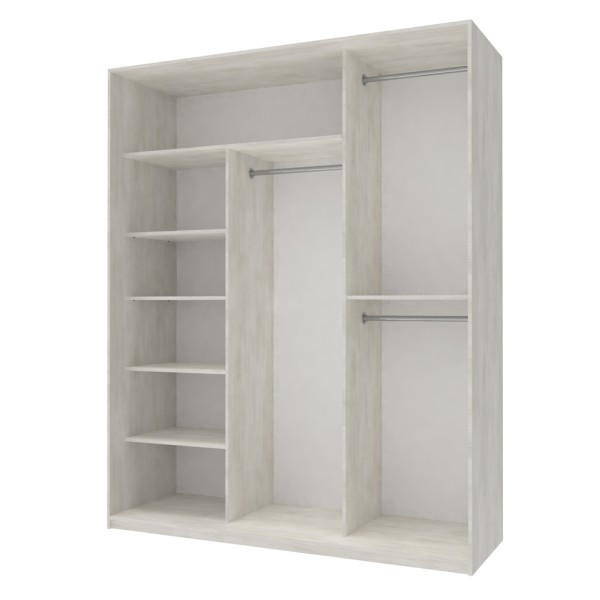 Шафа-купе Сіті Лайт 180 3 дзеркала для вашої спальні