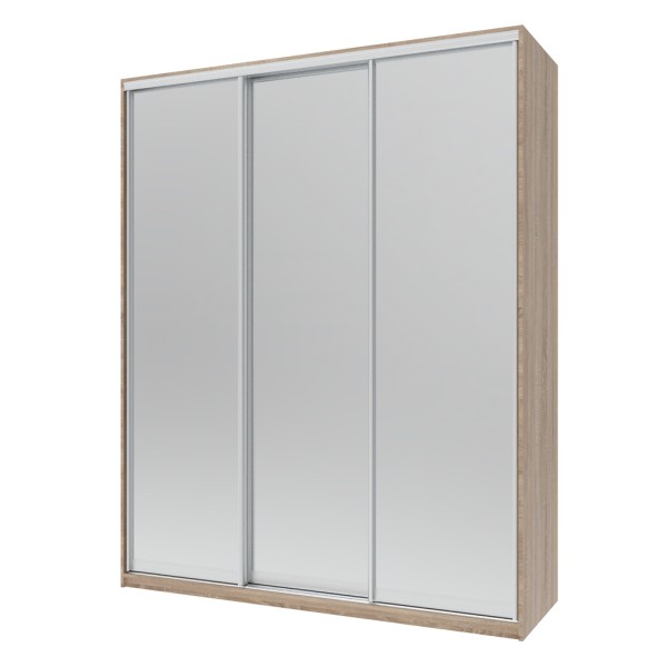 Шафа-купе Сіті Лайт 180 3 дзеркала для вашої спальні