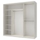 Шафа-купе Сіті Лайт 225 з 3 дзеркалами - для вашої спальні