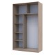 Шафа-купе Сіті 24 1 ДСП / 1 дзеркало