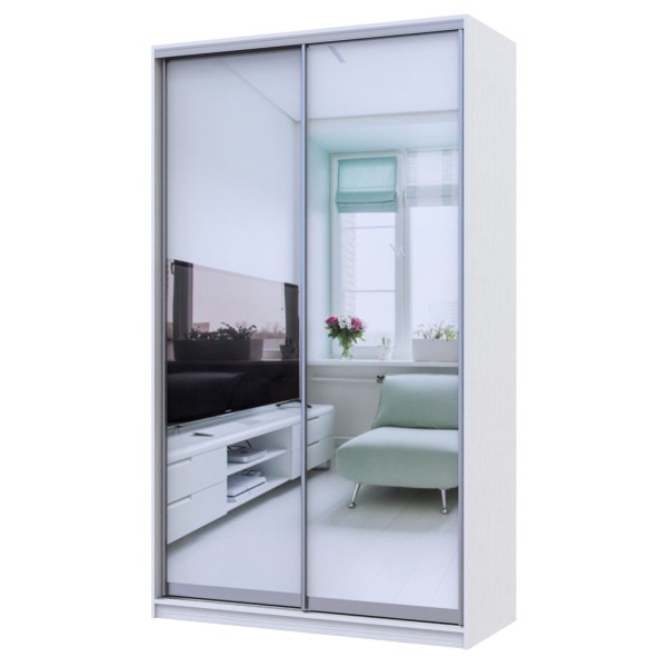 Шафа-купе Сіті 24 з двома дзеркалами — оптимальний вибір для вашої спальні