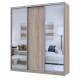 Шафа-купе Сіті 24 1 ДСП / 2 дзеркала для спальні