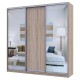 Шафа-купе Сіті 24 1 ДСП / 2 дзеркала для спальні