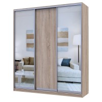 Шафа-купе Сіті 24 1 ДСП / 2 дзеркала