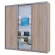 Шафа-купе Сіті 24 2 ДСП / 1 дзеркало