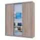 Шафа-купе Сіті 24 2 ДСП / 1 дзеркало