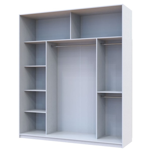 Шафа-купе Сіті 24 з трьома дзеркалами 208 см