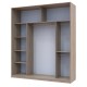 Шафа-купе Сіті 24 з трьома дзеркалами 208 см
