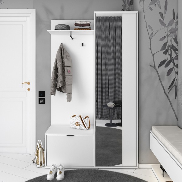 Передпокій Дора з дзеркалом — для сучасного інтер'єру