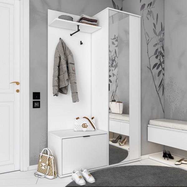 Передпокій Дора з дзеркалом — для сучасного інтер'єру