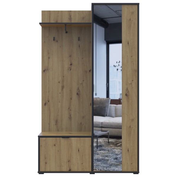 Передпокій Дора з дзеркалом — для сучасного інтер'єру