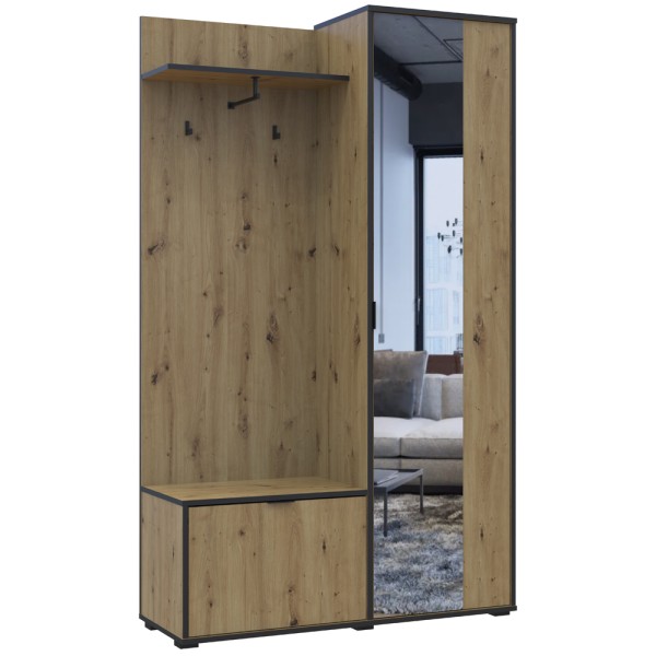 Передпокій Дора з дзеркалом — для сучасного інтер'єру