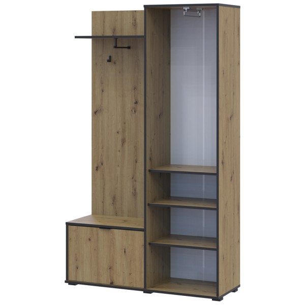 Передпокій Дора з дзеркалом — для сучасного інтер'єру