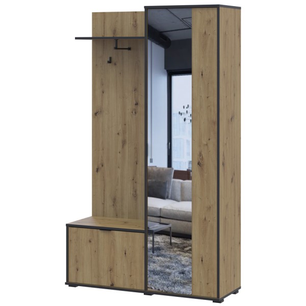 Передпокій Дора з дзеркалом — для сучасного інтер'єру