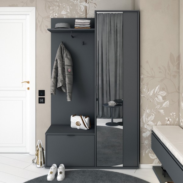 Передпокій Дора з дзеркалом — для сучасного інтер'єру