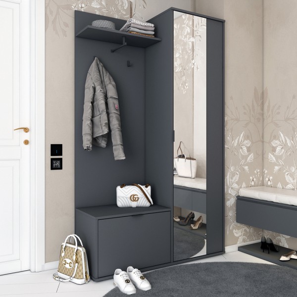 Передпокій Дора з дзеркалом — для сучасного інтер'єру