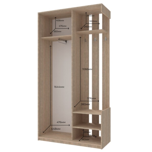 Передпокій City One Door 1 дзеркало