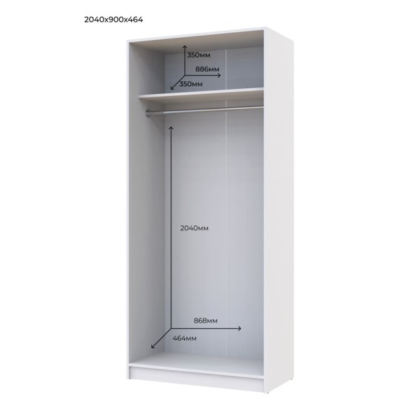 Шафа для одягу Promo 2+2