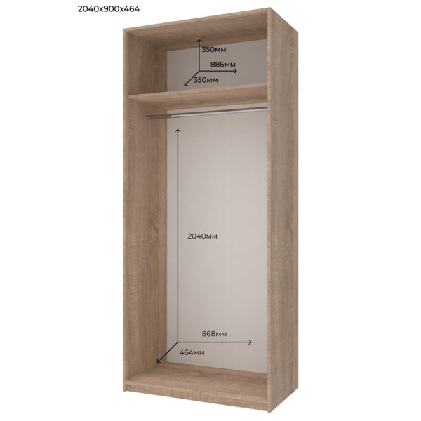 Шафа для одягу Promo 2+2