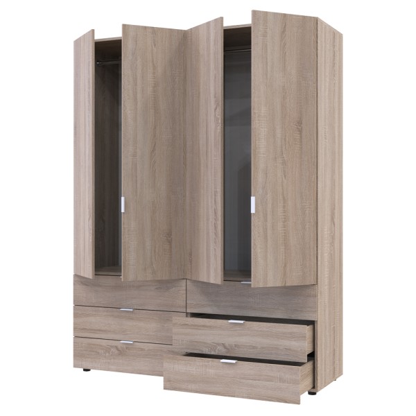 Шафа для одягу Гелар 2+2 — стильний вибір для вашої спальні
