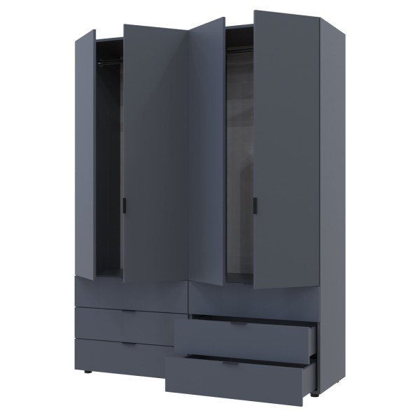 Шафа для одягу Гелар 2+2 — стильний вибір для вашої спальні