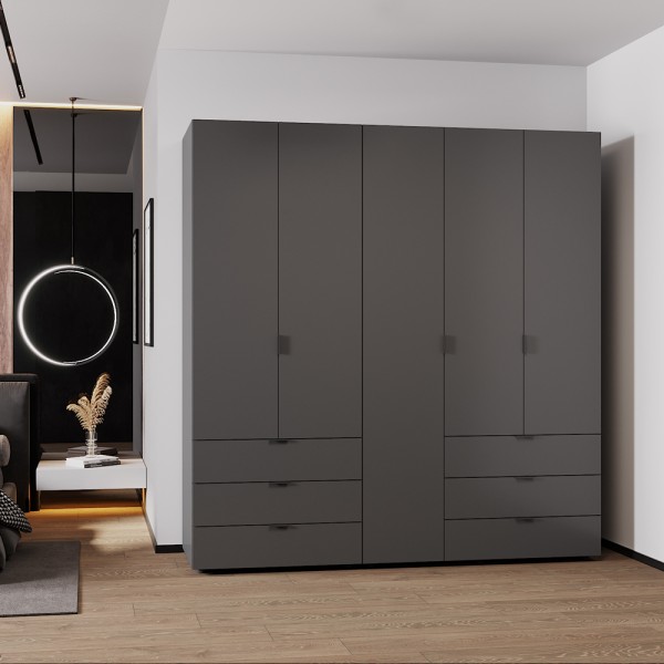 Шафа для одягу Гелар 2+3